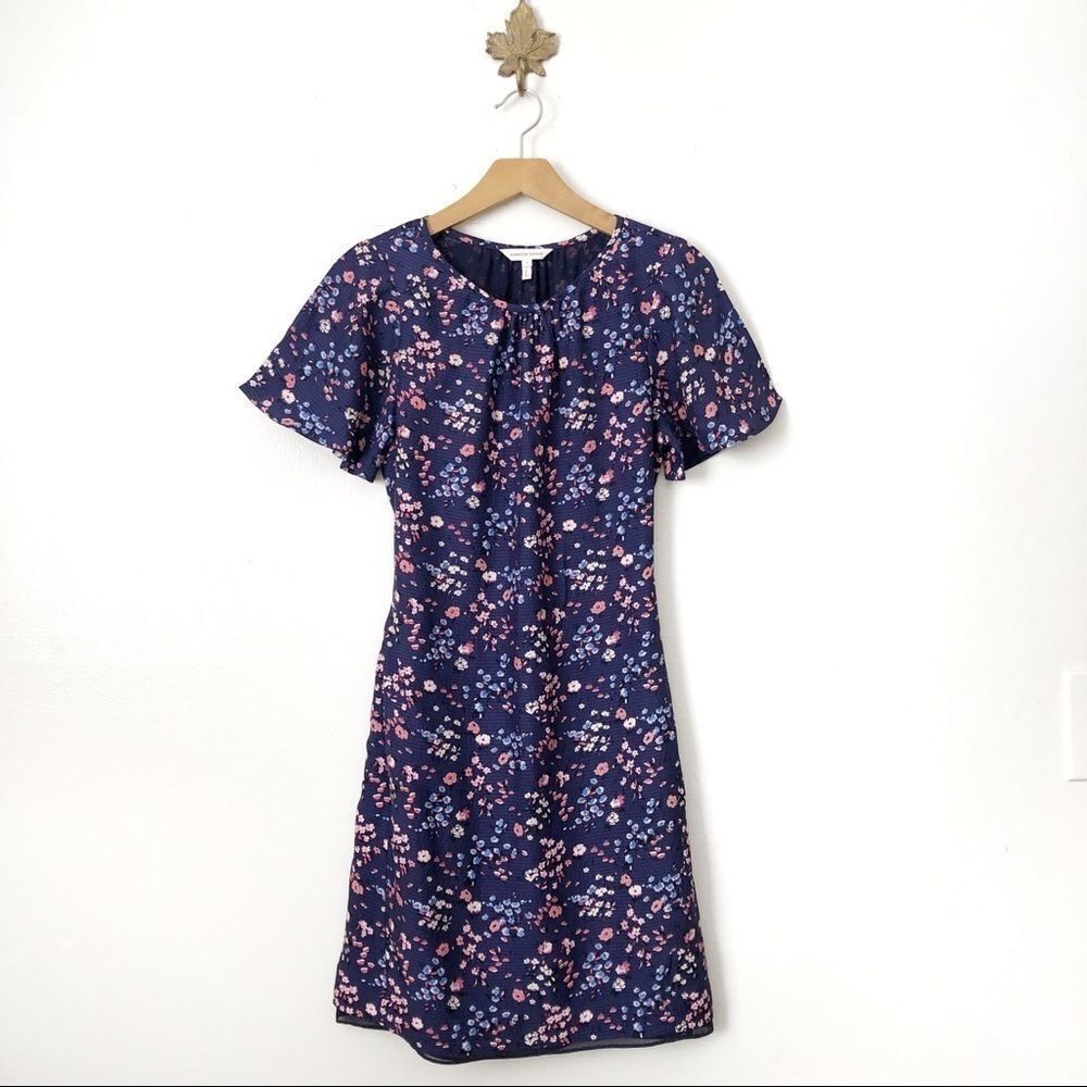 Anthropologie Rebecca Taylor Floral Midi Dress